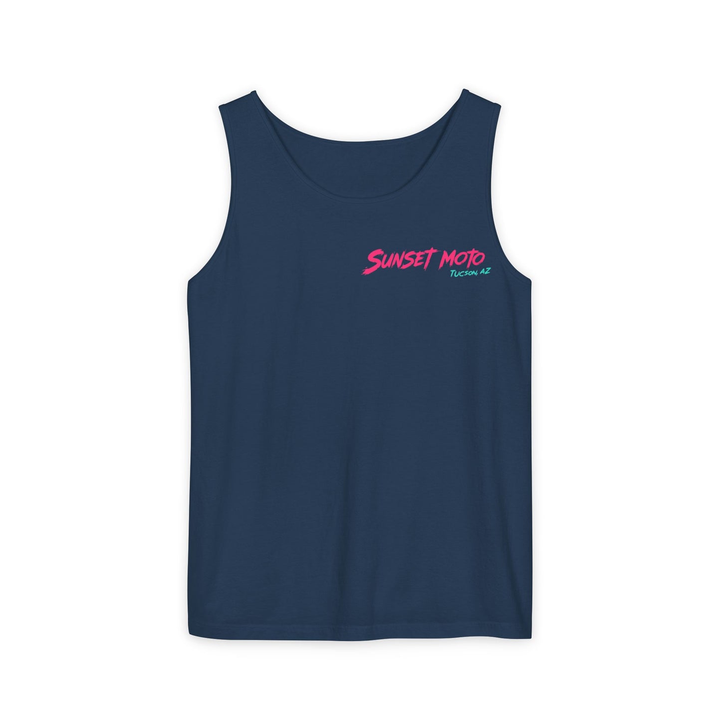 Sunset Moto Graphic Tank Top - Perfect for Summer Adventures in Tucson, AZ