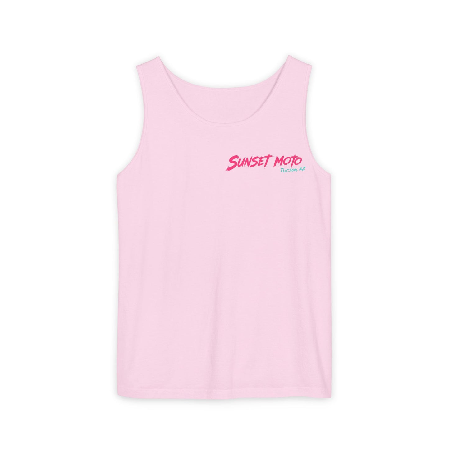 Sunset Moto Graphic Tank Top - Perfect for Summer Adventures in Tucson, AZ