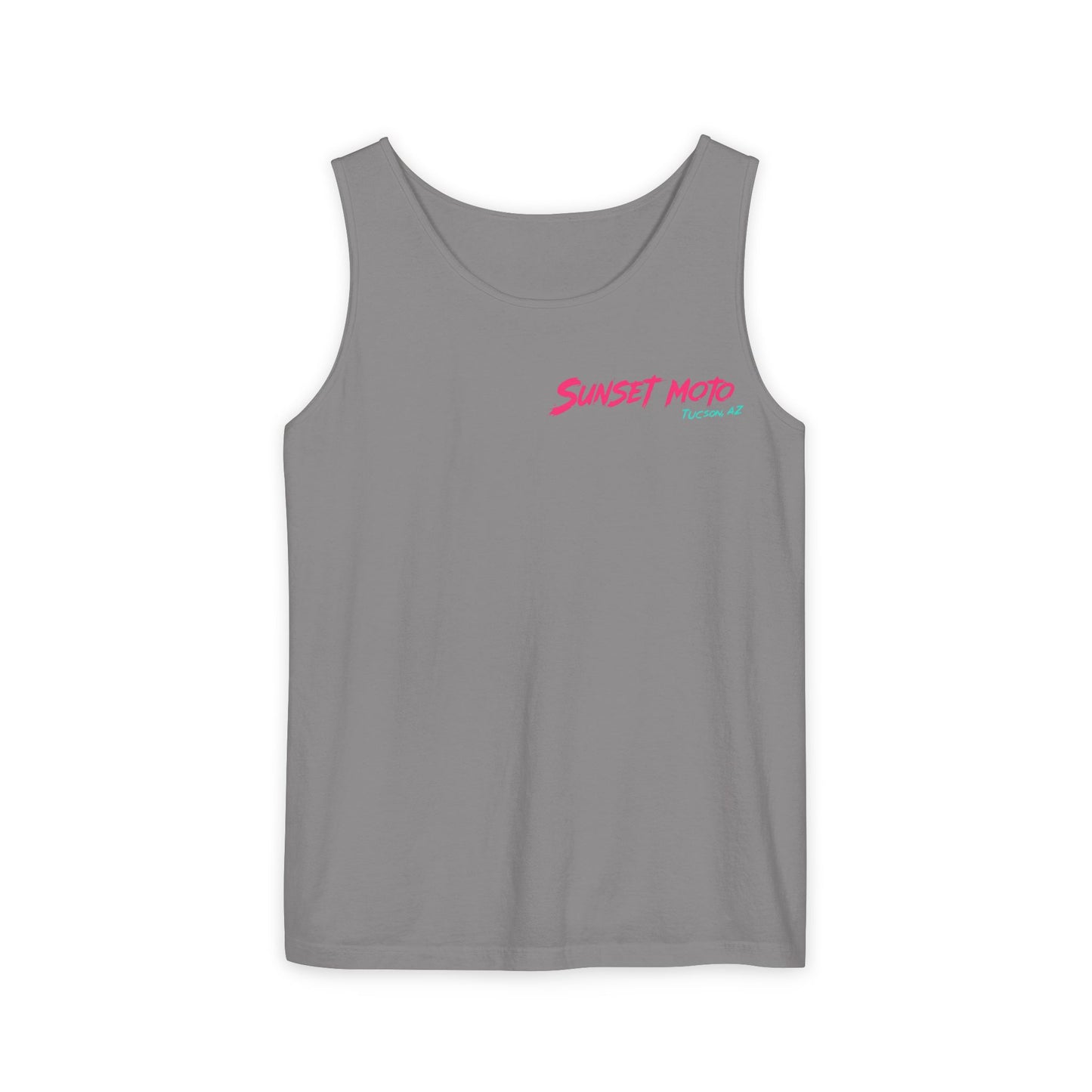 Sunset Moto Graphic Tank Top - Perfect for Summer Adventures in Tucson, AZ