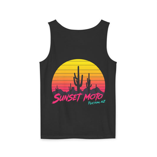 Sunset Moto Graphic Tank Top - Perfect for Summer Adventures in Tucson, AZ