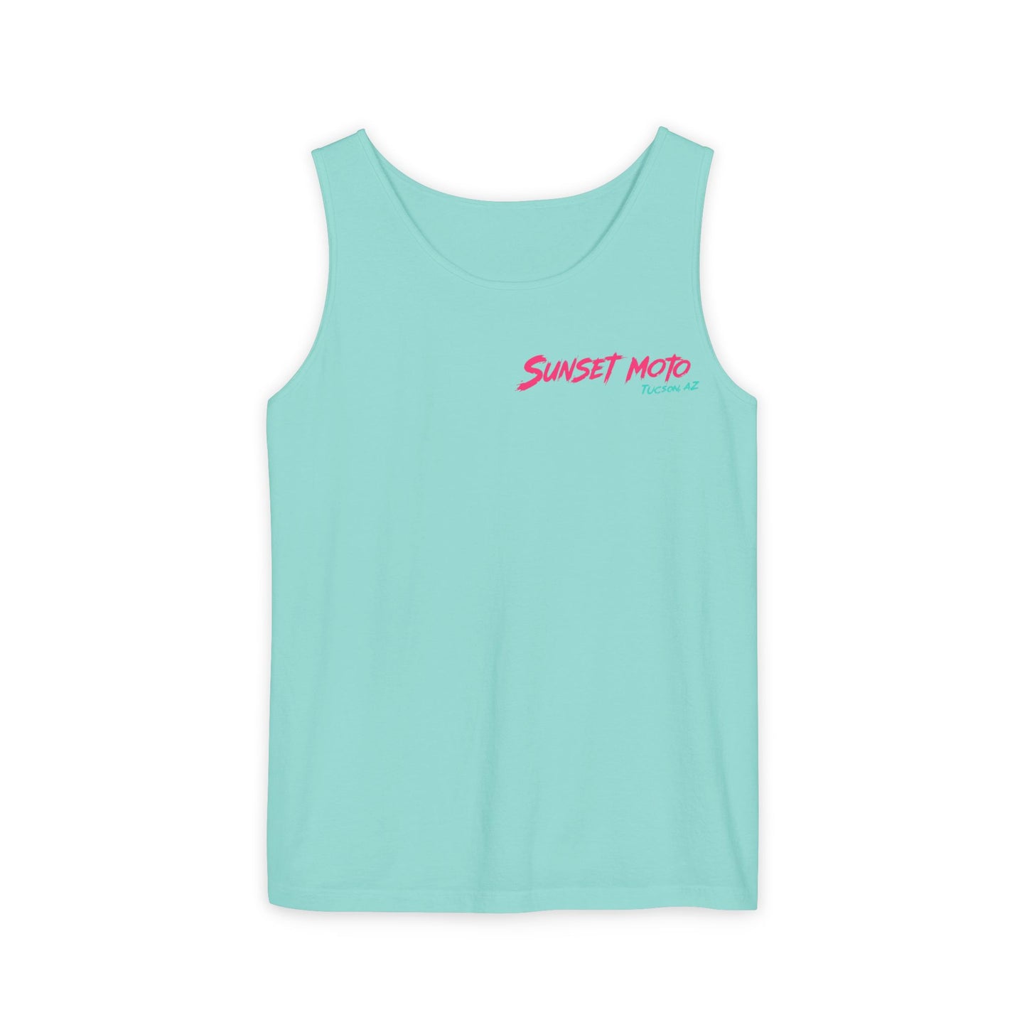 Sunset Moto Graphic Tank Top - Perfect for Summer Adventures in Tucson, AZ