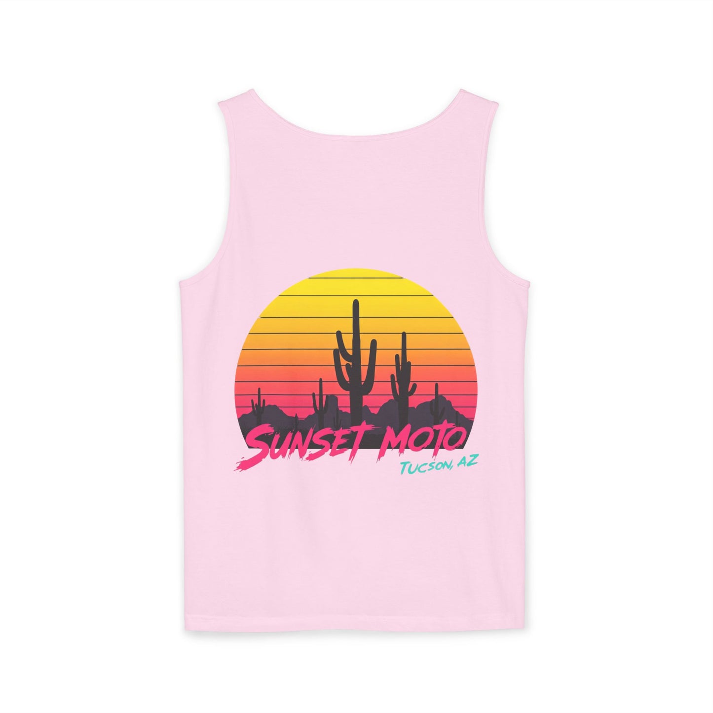 Sunset Moto Graphic Tank Top - Perfect for Summer Adventures in Tucson, AZ