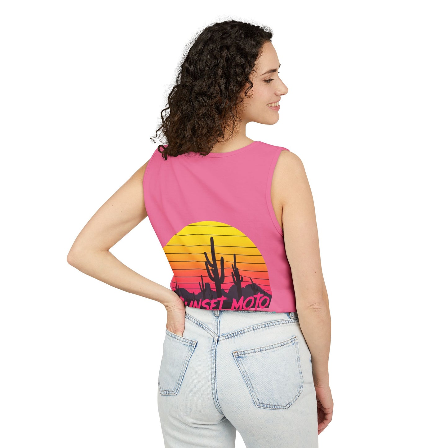 Sunset Moto Graphic Tank Top - Perfect for Summer Adventures in Tucson, AZ