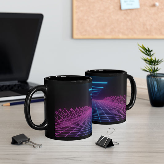 Sunset Moto Grid Mug (11oz, 15oz)