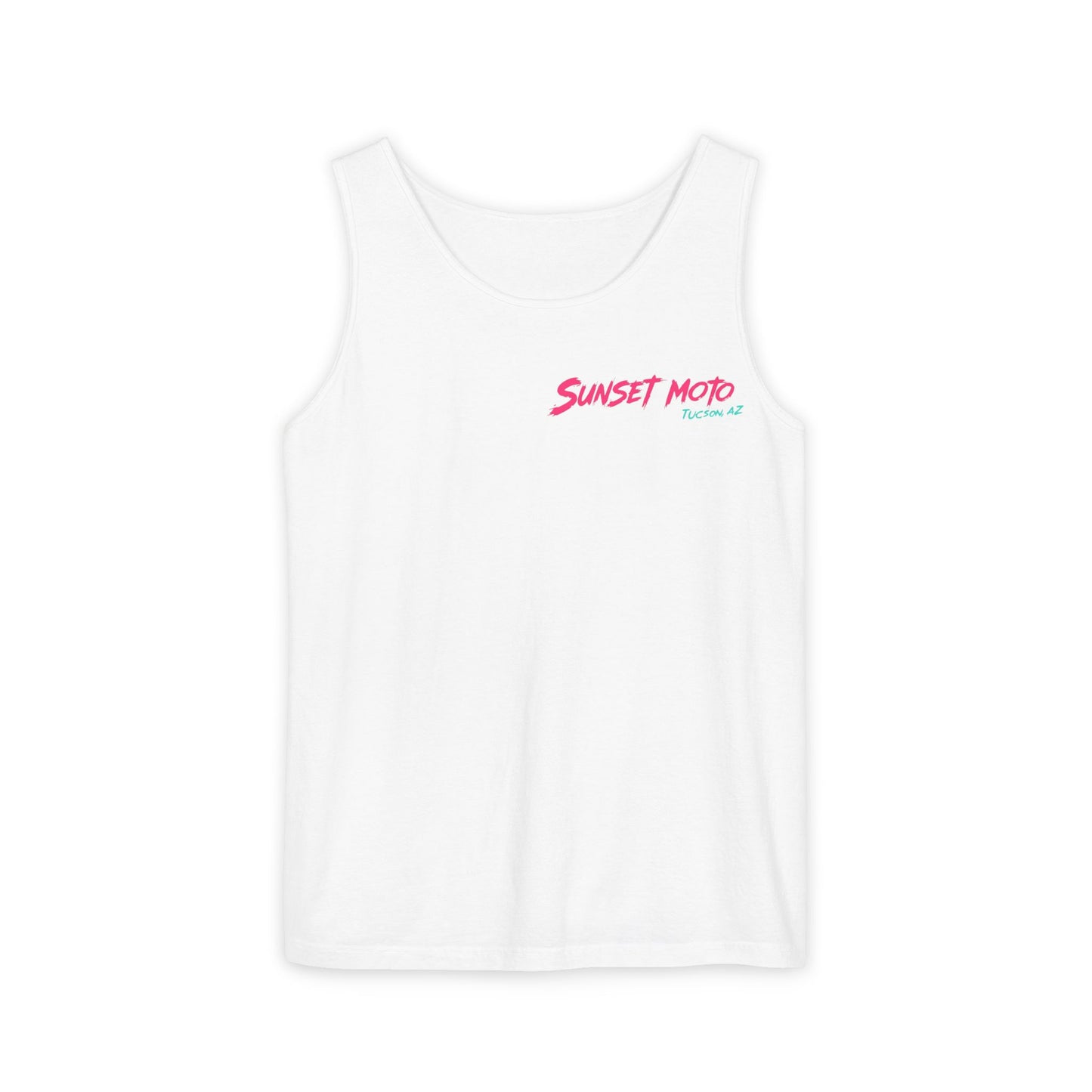 Sunset Moto Graphic Tank Top - Perfect for Summer Adventures in Tucson, AZ