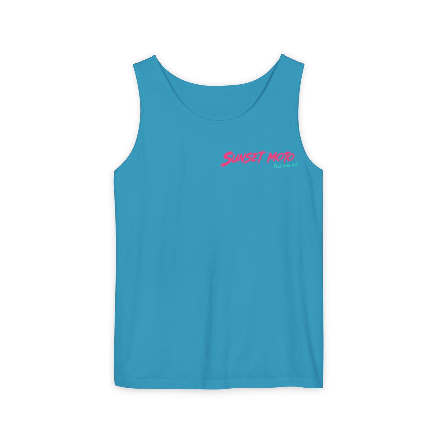 Sunset Moto Graphic Tank Top - Perfect for Summer Adventures in Tucson, AZ