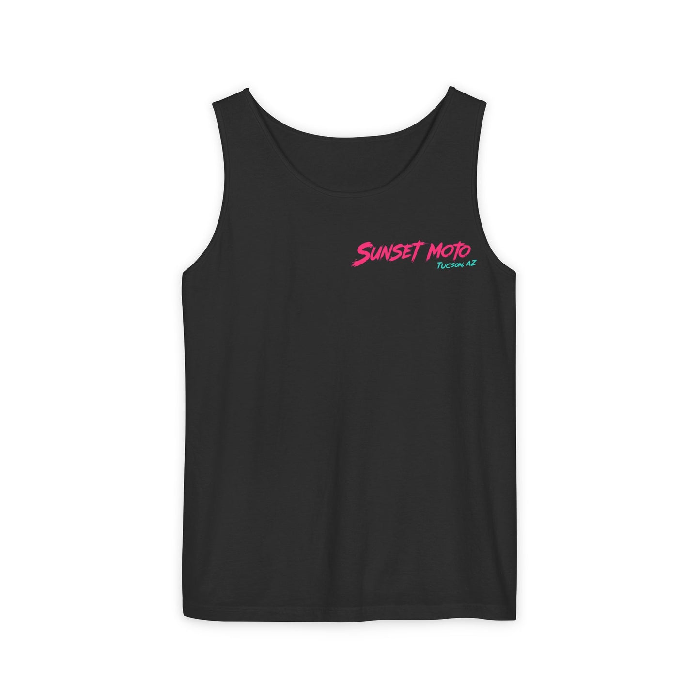 Sunset Moto Graphic Tank Top - Perfect for Summer Adventures in Tucson, AZ
