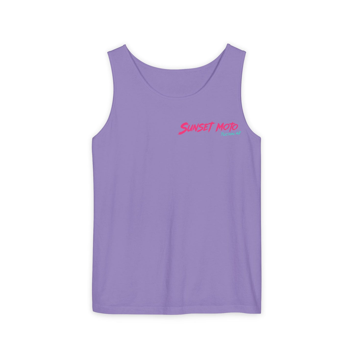 Sunset Moto Graphic Tank Top - Perfect for Summer Adventures in Tucson, AZ